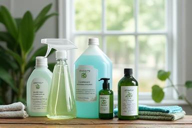 Eco cleaning products used by Sterling team