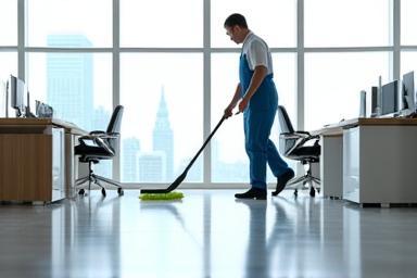 Clean modern office environment serviced by Sterling